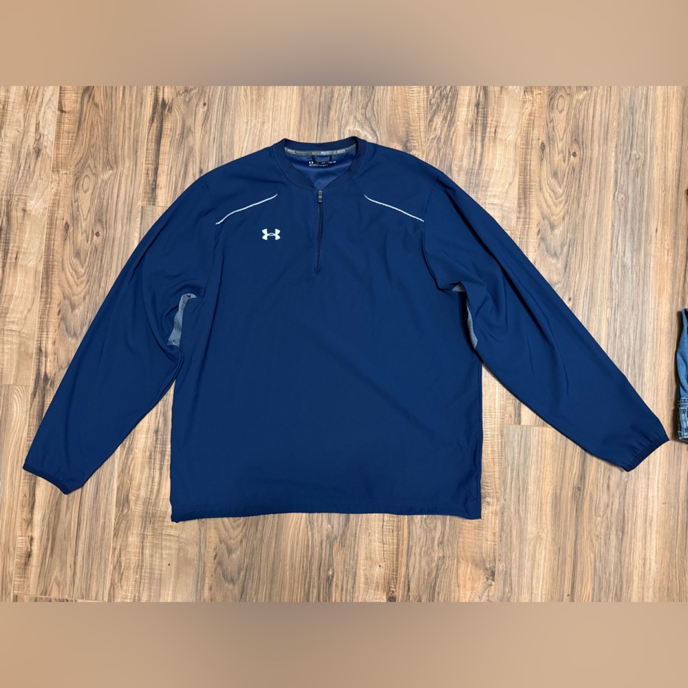 Under Armour Navy Quarter Zip Pullover XL
